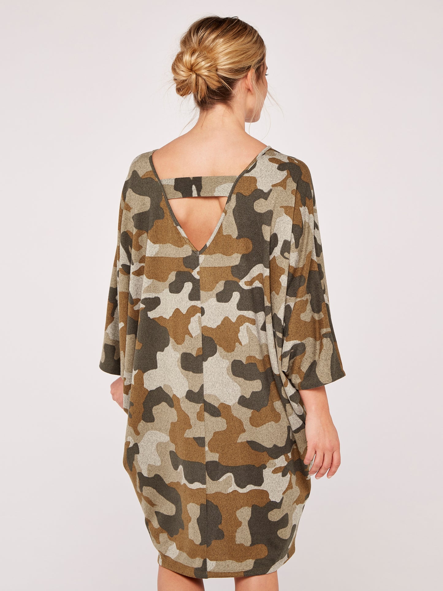 Apricot - Camouflage Dress