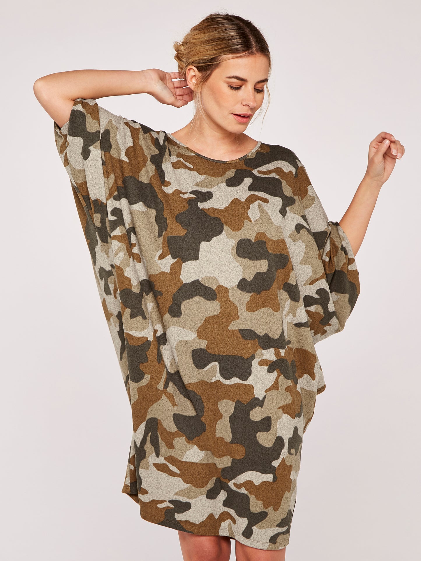 Apricot - Camouflage Dress